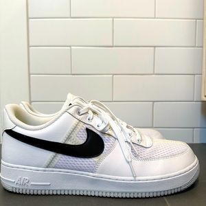 Air Force 1 Transparent White Black, size 13